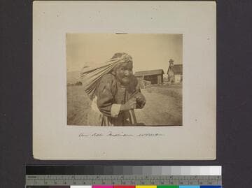 An old Indian woman