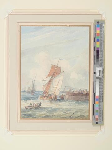 Ships near a Dock