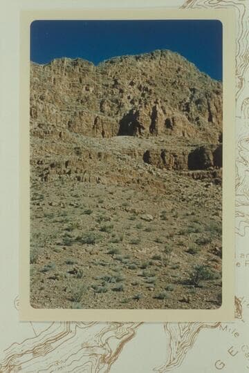 Diamond Peak Route. Talus to right, left, right, left on skyline
