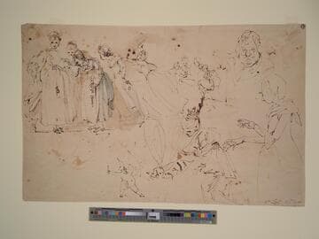 Sheet of Sketches