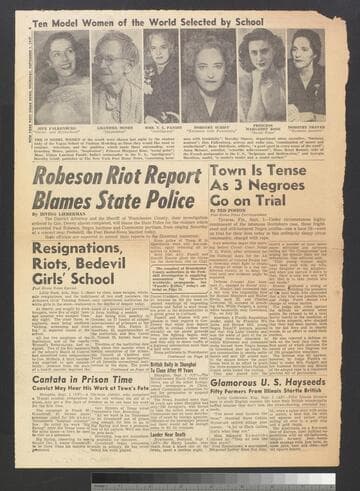 Newspaper pages