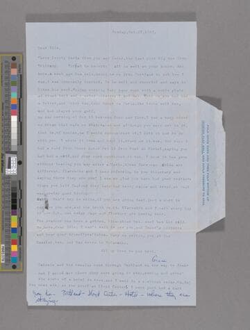 Hubble, Grace Burke. Letter to Ida Crotty