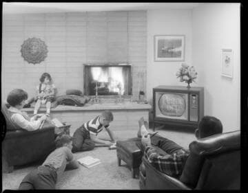 a family at home