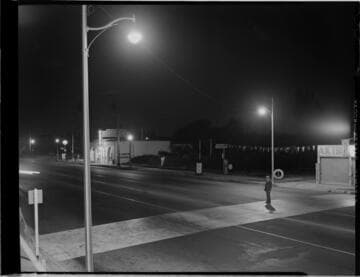 Lighted crosswalk