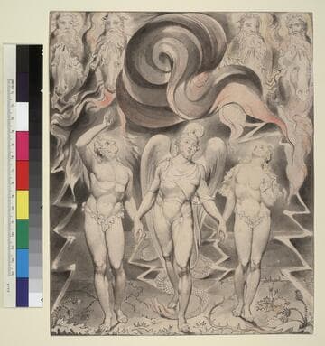 Illustration 12 to Milton's "Paradise Lost": The Expulsion